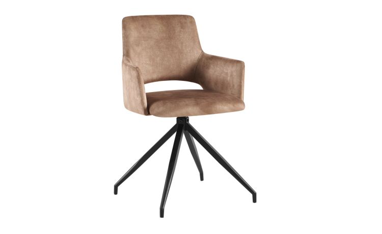 Margot sedia in velluto color bronzo--Bronzo-Velluto-85 cmx58 cm