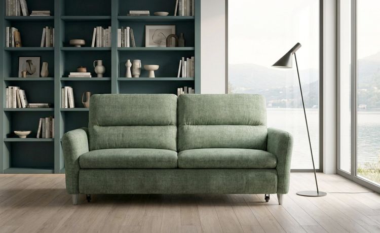 Oasi divano 2 posti fisso verde